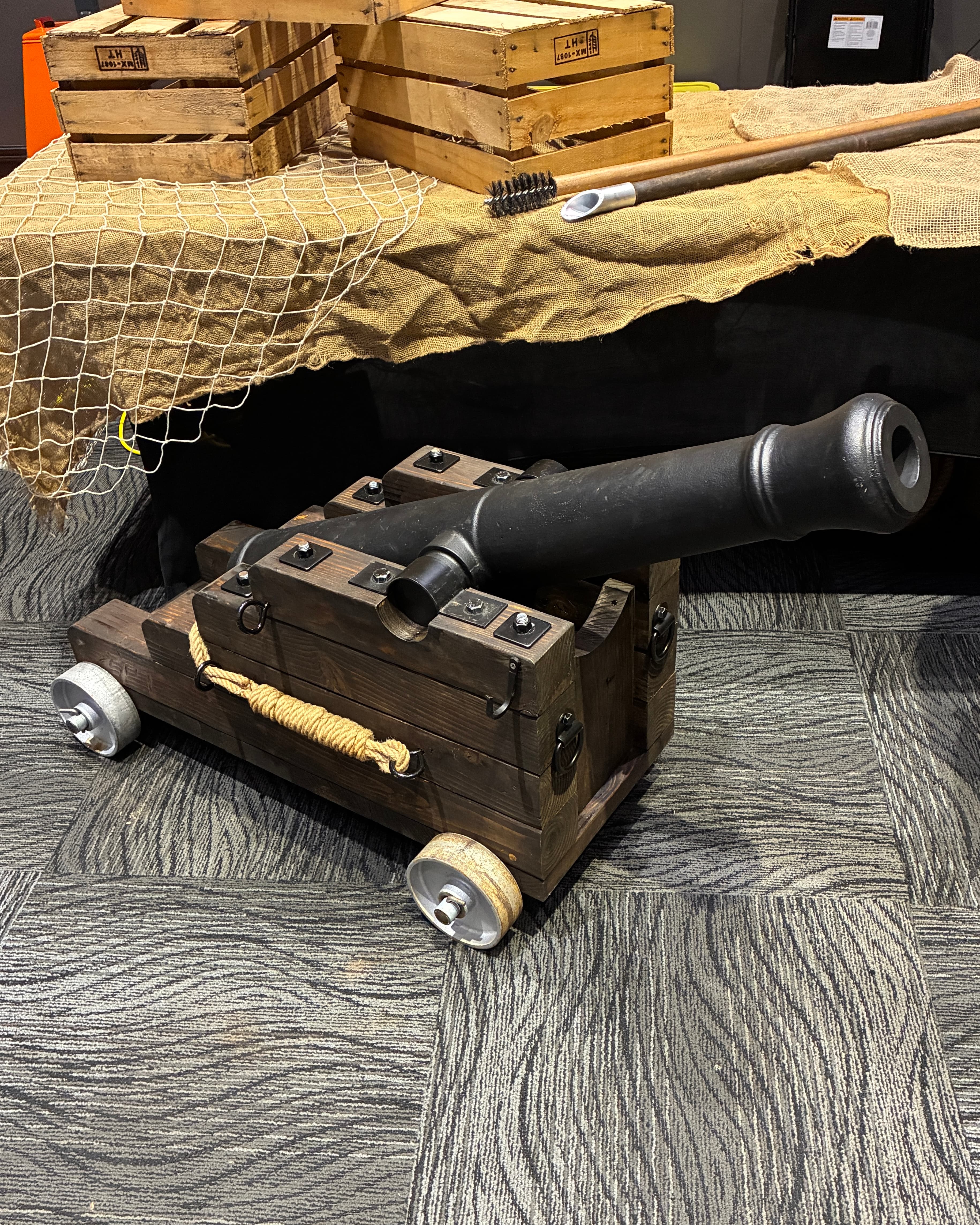 2 Pounder Naval Cannon