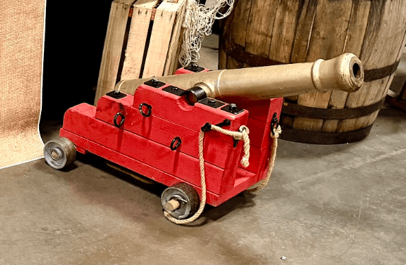 Golf Ball Naval Cannon